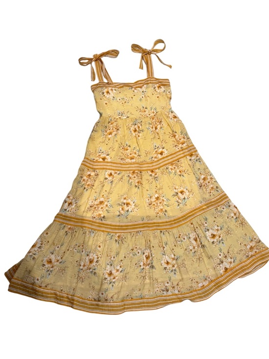 💜5/$50💜 Sweet Wanderer Floral Mustard Midi Dress - Picture 2 of 10